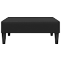 Miniatyrbillede 2 af 6: Repose fødder taburet 77 x 55 x 31 cm i sort PVC DEC030515 Svart