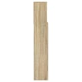 Miniatyrbillede 4 af 4: Hovedgærde med opbevaring, tilbehør til seng, natbord, hylde 140 x 19 x 103,5 MDF i egfarve.