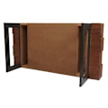 Miniatyrbillede 5 af 6: Rustik sofabord i massiv fyrretræ 40x120x60cm brun 04_0005448 kastanj