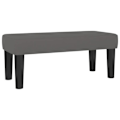 Pikkukuva 1 / 5: Design klassinen sängynpenkki 70 x 30 x 30 cm harmaasta PVC:stä DEC024671 Grå