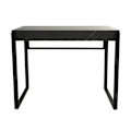 Miniatyrbillede 5 af 6: Bureau computer table, side table 100x54 cm MDF grå marmor look 04_0006064 Grå