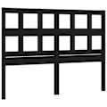 Miniatyrbillede 1 af 4: Hovedgærde - Fyrretræ - Sort - 145,5x100 cm - Moderne design - Rustik charme Svart