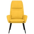 Miniatyrbild 3 av 6: Lounge fåtölj soffa design modern design modern senapsgul tyg gul DEC026707 Gul