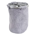 Miniatyrbillede 1 af 4: Vasketøjskurv med net 55 x 39 65L aluminiumramme og gråt stof