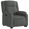 Miniatyrbillede 3 af 6: Fauteuil relax TV med komfortabel polstring og elektrisk løftefunktion i mørkegrå stof DEC027932 Grå