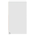 Miniatyrbillede 4 af 6: Natskab med 3 skuffer og LED 38 x 34 x 61 cm i hvidt ingeniørtræ DEC032765 Vit