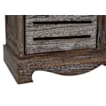 Pikkukuva 5 / 6: Banc banquette commode avec coussin design vintage 49x71x32cm ruskeassa vanhennetuissa puussa 04_0001159 kastanj