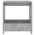 Miniatyrbillede 2 af 4: Side table for sofa end 50 x 26 x 50 cm engineered wood concrete gray DEC032451 kastanj