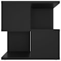 Miniatyrbillede 3 af 4: Side table for sofa end entry living room furniture 40 x 40 x 40 cm black particleboard DEC032483 Svart