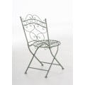 Miniatyrbillede 4 af 4: Havemøbel terrasse balkon design rustikt i smedejern grøn patineret 10_0003008 Guld