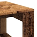 Miniatyrbillede 5 af 6: Sidetable bord 50 x 50 x 35 cm brun ingeniørtræ DEC032546 kastanj