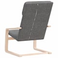 Miniatyrbillede 4 af 6: Moderne grå stof lounge stol design sofa DEC026686 Grå