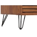Pikkukuva 5 / 6: Buffet, jossa on 2 ovea, 4 säilytyskompartimenttia ja 3 laatikkoa, 85x142x44 cm, pähkinäviimeistely 04_0006000 Guld