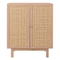 Pikkukuva 5 / 6: Buffet säilytyskaappi, jossa on 3 osastoa, massiivista mango-puuta, kubu-kuitua, 98 x 79 x 42 cm, luonnollinen 04_000598 kastanj