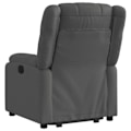 Miniatyrbillede 4 af 6: Fauteuil relax TV med komfortabel polstring og elektrisk løftefunktion i mørkegrå stof DEC027932 Grå