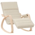 Miniatyrbillede 1 af 6: Fl recliner til stue soveværelse i creme stof DEC028914 Grädde