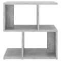 Miniatyrbillede 2 af 4: Natskab med opbevaringsrum 50 x 30 x 51,5 cm grå ingeniørtræ DEC034048 kastanj