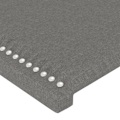 Pikkukuva 4 / 4: Sängynpääty, lisävaruste, makuuhuone, LED-kaluste, 200 x 5 x 118/128, tummanharmaa kangas