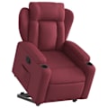 Miniatyrbillede 1 af 6: Fauteuil relax TV med komfortabel polstring, elektrisk løftefunktion i bordeaux stof DEC028144 Bordeaux