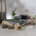 Pikkukuva 4 / 4: Aikuisten sänky puulamelle 120 x 200 silkillä