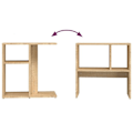 Miniatyrbillede 4 af 5: Side table end of sofa 50 x 30 x 50 cm in engineered wood oak color DEC032418 kastanj