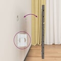 Miniatyrbillede 4 af 4: Hovedgavl accessory til seng soveværelse vægmonteret møbel paletstil 126 x 3 x 63 massiv træ grå