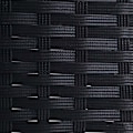 Pikkukuva 4 / 4: Anthracite sävyinen polyrotin puutarhapenkki harmaalla tyynyllä MDJ04135