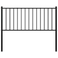 Miniatyrbillede 3 af 5: Hovedgærde til seng, soveværelse, møbel 75 cm, sort metal TDL0202412