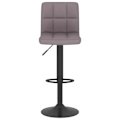 Pikkukuva 2 / 6: Barstool x1 korkeatuoli taupe-kankaalla mustasta teräsrunko DEC029559 Svart