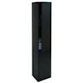 Miniatyrbillede 2 af 6: mural element badeværelsesmøbel 2 døre 3 rum 160x33 cm MDF sort 04_0008634 Svart