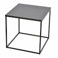 Miniatyrbillede 1 af 2: Siddende bord kvadratisk lavt bord planteholder i sort metal