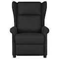 Miniatyrbillede 2 af 6: Fauteuil relax TV med komfortabelt polstring i sort stof DEC028106 Svart