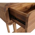 Miniatyrbillede 4 af 6: "Table console side table med to hylder og to skuffer i akacietræ 80x120x35 cm 04_0008493" kastanj