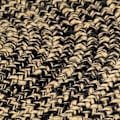 Pikkukuva 2 / 4: Käsintehty matto Jute Musta ja luonnollinen 90