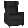 Miniatyrbillede 1 af 6: Fauteuil relax TV med komfortabelt polstring i sort stof DEC028106 Svart