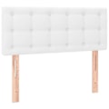 Miniatyrbillede 2 af 4: Hovedgærde - LED - Hvid - 100x5x78/88 cm - Syntetisk læder - Moderne - Design Vit