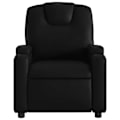 Miniatyrbillede 2 af 6: Fauteuil relax TV med komfortabel polstring, manuel vippefunktion i sort PVC DEC028084 Svart