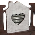 Miniatyrbillede 4 af 4: Væghængt garderobe Home 3 kroge rustik design træ metal