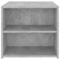 Miniatyrbillede 3 af 4: Side table for the end of the sofa 50 x 50 x 45 cm engineering wood grey DEC032458 kastanj