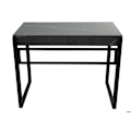 Miniatyrbillede 6 af 6: Bureau computer table, side table 100x54 cm MDF grå marmor look 04_0006064 Grå