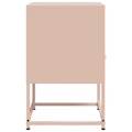 Pikkukuva 4 / 6: 2 kpl yöpöytiä laatikolla ja avoimella lokero, mitat 36 x 39 x 60,5 cm, vaaleanpunainen teräs DEC035636 Rosa