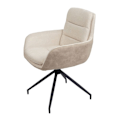 Miniatyrbillede 3 af 6: Spisestol x1 justerbar, drejelig, automatisk position, creme beige stof 04_0006335 Beige