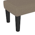 Pikkukuva 4 / 5: "70 x 30 x 30 cm taupe kangas sängynpäätypenkki DEC024686" Mol