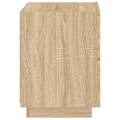 Pikkukuva 5 / 6: Yökaappi, jossa on laatikoita ja LED-valaistus, koko 45 x 40 x 55 cm, valmistettu engineering-puusta, tammen värinen DEC032772 kastanj
