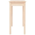 Pikkukuva 3 / 5: Pöytäconsole eteispöytä 80 x 40 x 75 cm massiivipinopuusta DEC031576 kastanj