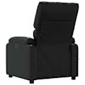Miniatyrbillede 5 af 6: TV afslapningsstol med massagefunktion, justerbar i sort PVC DEC027035 Svart