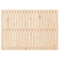 Miniatyrbillede 2 af 4: Sengegavl tilbehør til soveværelse vægmonteret møbel stil pallet 127,5 x 3 x 90 massiv fyrretræ