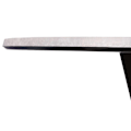 Miniatyrbillede 3 af 6: Bistro spisebord i træ, diameter 92 cm, HDF med betonlook, struktur i brun 04_0008483 kastanj