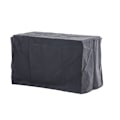 Miniatyrbillede 2 af 4: Beskyttelseshætte til havemøbler 126x71x76 cm i vandafvisende sort plast 10_0002878 Svart