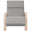 Miniatyrbillede 2 af 6: Sofasæde til afslapning med polstring til stuen i gråt stof DEC028955 Grå